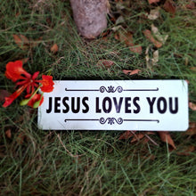 Load image into Gallery viewer, Glow in the Dark Resin Cast Wood Plaque – 4x12 Inch Multi-Color Dye Print | Tabletop Decor