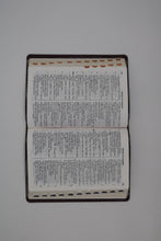 Load image into Gallery viewer, Telugu Holy Bible – OV 57 Large Print with Thumb Index | Black Leather Look Yapp Cover | KBS Edition