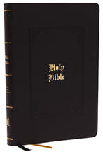 Load image into Gallery viewer, KJV Holy Bible Large Print Center-Column Reference Bible, Black Leathersoft with Thumb Indexing, 53,000 Cross References, Red Letter, Comfort Print: Red Letter, Thumb Indexed, Comfort Print