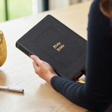 Load image into Gallery viewer, KJV Holy Bible Large Print Center-Column Reference Bible, Black Leathersoft with Thumb Indexing, 53,000 Cross References, Red Letter, Comfort Print: Red Letter, Thumb Indexed, Comfort Print
