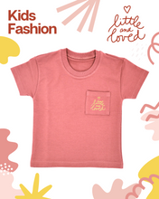 Load image into Gallery viewer, Soft French Terry Kids’ T-Shirt – Classic Round Neck, Breathable & Stylish