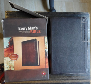 Clearance sale 2024! Every Man's Bible-NLT Deluxe Explorer Imitation Leather
