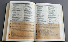 Load image into Gallery viewer, Telugu Study Bible – Black Gilt Royal Yapp Edition | Deep Study Edition
