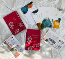 Load image into Gallery viewer, NIV, Large Print Thinline Bible (Pink Leathersoft) Journal Bundle