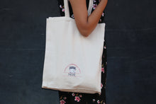 Load image into Gallery viewer, "Fearfully and Wonderfully Made" Kids Tote Bags | Customisable with your child's name in multi-color embroidery