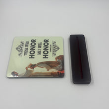 Load image into Gallery viewer, Glow in the Dark Resin Cast Plaque – Multi-Color Dye Print | Tabletop