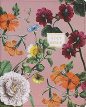 Load image into Gallery viewer, Holy Bible: New International Version, Blush Floral, Leathersoft, Artisan Collection, Red Letter, Comfort Print Imitation Leather – Large Print