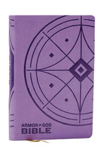 Load image into Gallery viewer, Armor of God Bible: New King James Version, Purple, Leathersoft, Red Letter, Comfort Print Imitation Leather