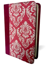 Load image into Gallery viewer, NLT Compact Bible Tutone Fuchsia Floral/Plum Paperback – Import,