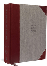 Load image into Gallery viewer, NKJV, Journal the Word Bible, Cloth over Board, Red Letter, Comfort Print: Reflect, Journal, or Create Art Next to Your Favorite Verses Hardcover – Import,
