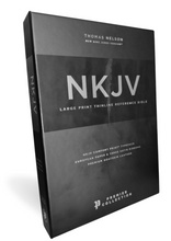 Load image into Gallery viewer, NKJV, Thinline Reference Bible, Large Print, Premium Goatskin Leather, Brown, Premier Collection, Comfort Print: Holy Bible, New King James Version Leather Bound