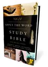 Load image into Gallery viewer, NKJV, Apply the Word Study Bible, Hardcover: Live in His Steps.