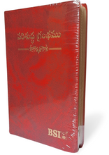 Load image into Gallery viewer, Telugu Holy Bible Crown Vinyl Compact edition,