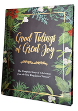 Load image into Gallery viewer, Good Tidings of Great Joy: The Complete Story of Christmas from the New King James Version Hardcover – Import