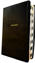 Load image into Gallery viewer, NKJV, Value Thinline Bible, Large Print, Leather Soft, Black, Red Letter Edition: Holy Bible, New King James Version Imitation Leather – Large Print
