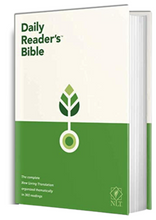 Load image into Gallery viewer, NLT Daily Reader's Bible (Red Letter, Hardcover): New Living Translation Hardcover