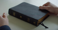 Load image into Gallery viewer, ESV Preaching Bible, Verse-by-Verse Edition (Goatskin, Black) Leather Bound