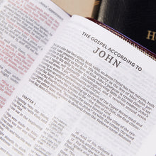 Load image into Gallery viewer, KJV, Thinline Reference Bible, Bonded Leather, Black, Red Letter, Comfort Print: Holy Bible, King James Version Bonded Leather