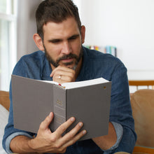 Load image into Gallery viewer, NET Bible, Full-notes Edition, Cloth over Board, Gray, Comfort Print: Holy Bible Hardcover – Import,