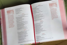 Load image into Gallery viewer, NIV, Journal the Word Bible for Teen Girls, Leathersoft over Board, Gold/Floral, Red Letter: Includes Over 450 Journaling Prompts! Hardcover