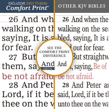 Load image into Gallery viewer, KJV Holy Bible: Ultra Thinline, Brown Leathersoft, Red Letter, Comfort Print: King James Version: King James Version, Brown, Leathersoft, Ultra .Translations Diligently Compared and Revis Imitation Leather