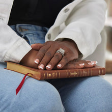 Load image into Gallery viewer, KJV Holy Bible: Ultra Thinline, Brown Leathersoft, Red Letter, Comfort Print: King James Version: King James Version, Brown, Leathersoft, Ultra .Translations Diligently Compared and Revis Imitation Leather