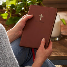 Load image into Gallery viewer, KJV Holy Bible: Ultra Thinline, Brown Leathersoft, Red Letter, Comfort Print: King James Version: King James Version, Brown, Leathersoft, Ultra .Translations Diligently Compared and Revis Imitation Leather