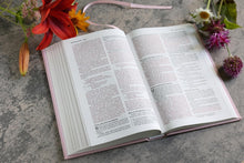 Load image into Gallery viewer, The Busy Mom's Bible: Niv, Pink, Red Letter, Comfort Print: Daily Inspiration Even If You Only Have One Minute . Imitation Leather