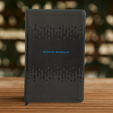 Load image into Gallery viewer, KJV, Bible for Kids, Leathersoft, Charcoal Leather Bound