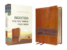 Load image into Gallery viewer, ROOTED NIV BIB FOR MEN: Rooted: the Niv Bible for Men, Brown, Comfort Print Imitation Leather