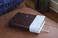 Load image into Gallery viewer, NIV Couples' Devotional Bible, Italian Duo-Tone, Chocolate/Silver
