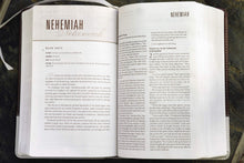 Load image into Gallery viewer, NIV Couples' Devotional Bible, Italian Duo-Tone, Chocolate/Silver