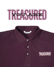 Load image into Gallery viewer, "You Are Treasured – Men's Polo T-Shirt with 1 Peter 2:9 embroidery"