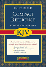 Load image into Gallery viewer, KJV Compact Reference Bible Bonded Leather