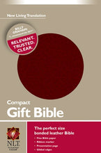 Load image into Gallery viewer, Compact Gift Bible New Living Translation (NLT) (Bonded Leather, Burgundy/maroon) Bonded Leather