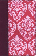 Load image into Gallery viewer, NLT Compact Bible Tutone Fuchsia Floral/Plum Paperback – Import,