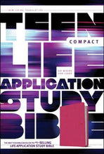 Load image into Gallery viewer, NLT Teen Life Application Study Bible Compact Edition: New Living Translation, Pink Love Edition, LeatherLike Imitation Leather