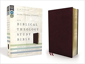 Biblical Theology Study Bible: New International Version, Burgundy, Bonded Leather, Comfort Print; Follow Gods Redemptive Plan As It Unfolds Throughout Scripture Bonded Leather – Illustrated,