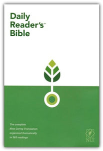 NLT Daily Reader's Bible (Red Letter, Hardcover): New Living Translation Hardcover