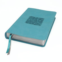 Load image into Gallery viewer, NASB, Thinline Bible, Leathersoft, Teal, Red Letter, 2020 Text, Comfort Print