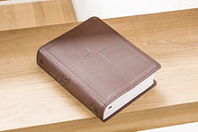 Load image into Gallery viewer, The Jesus Bible: New International Version, Brown, Leather soft: Sixty-Six Books. One Story. All About One Name. Imitation Leather