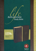 Load image into Gallery viewer, NLT Life Application Study Bible, Espresso Brown Imitation Leather