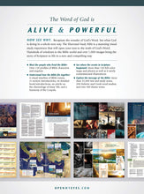 Load image into Gallery viewer, NLT Illustrated Study Bible Tutone Black/Onyx Imitation Leather