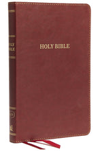Load image into Gallery viewer, KJV, Thinline Bible, Leathersoft, Burgundy, Red Letter, Comfort Print: Holy Bible, King James Version Imitation Leather
