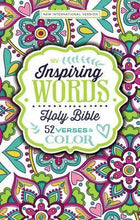 Load image into Gallery viewer, Holy Bible: New International Version Inspiring Words, NIV, 52 Verses to Color Hardcover