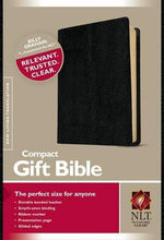Load image into Gallery viewer, NLT Compact Gift Bible-Bonded Leather, Black