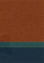 Load image into Gallery viewer, The NLT Swindoll Study Bible-Imitation Leather, Brown/Teal/Blue