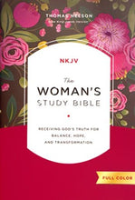 Load image into Gallery viewer, The NKJV, Woman&#39;s Study Bible, Fully Revised, Hardcover, Full-Color: Receiving God&#39;s Truth for Balance, Hope, and Transformation Hardcover – Illustrated,
