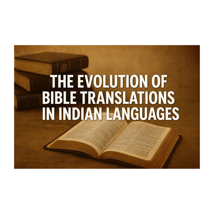The Evolution of Bible Translations in Indian Languages