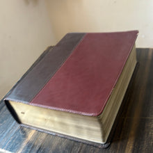 Load image into Gallery viewer, Clearance sale 2024! NLT Life Application Study Bible, Third Edition, Large Print (Red Letter, Leatherlike, Brown/Tan, Indexed): New Living Translation, Life Application Study Bible, Brown/tan, Leatherlike, Red Letter Imitation Leather – Large Print,
